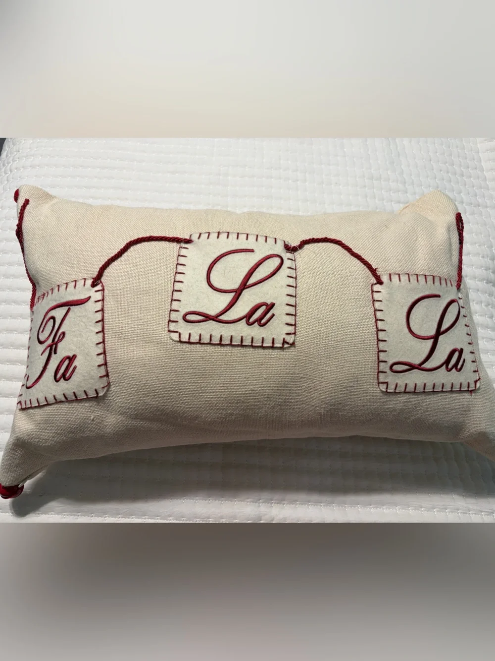 Pottery Barn FA LA LA Decorative Pillow